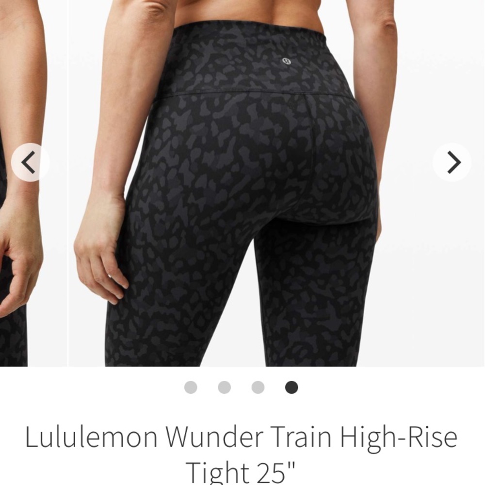 Lululemon Wunder Train Deep Coal Multi legging